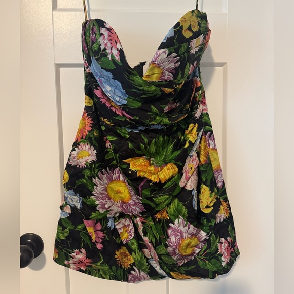 Ronny kobo Margot Floral Strapless Dress - Picture 6 of 9